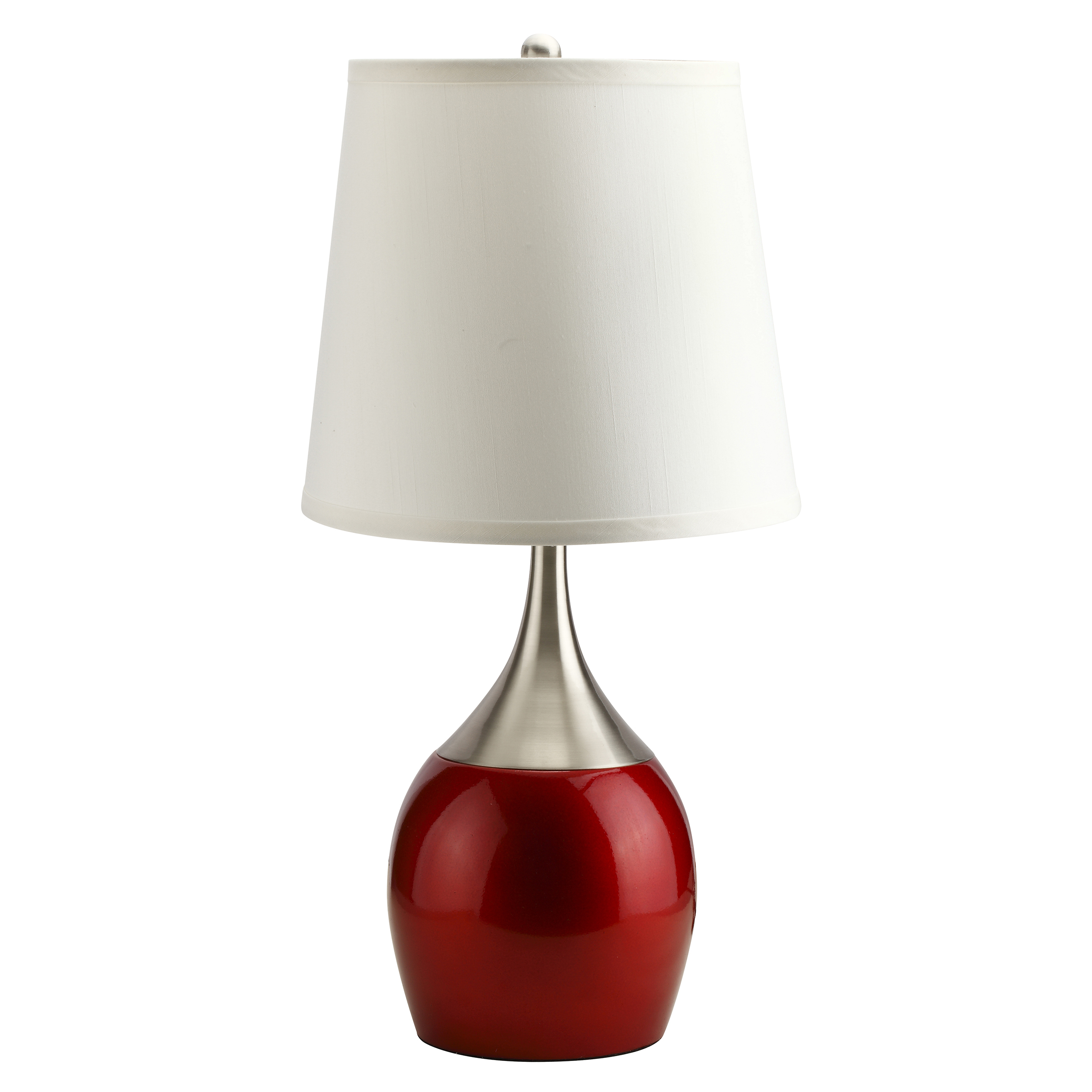 Brinley Home Chrome Abstract Twotone 24 inch Touchon Table Lamp eBay