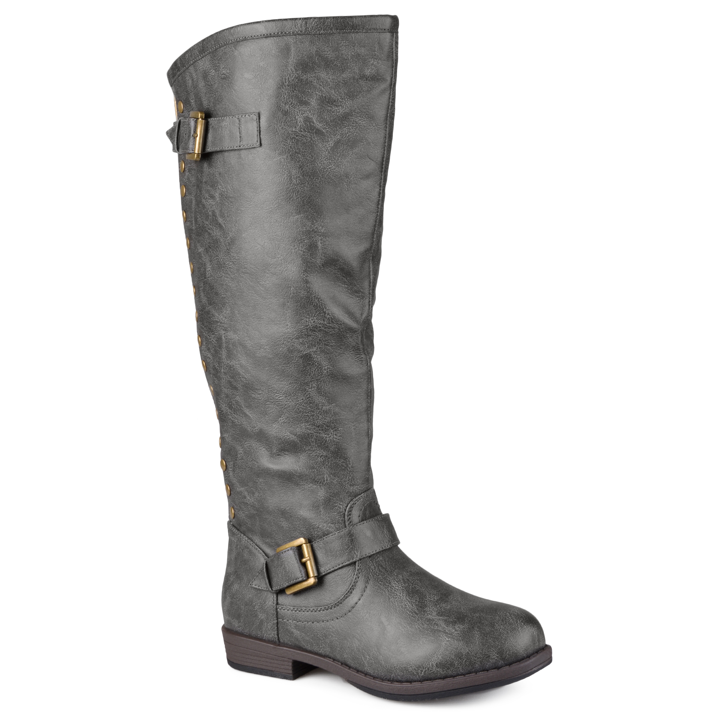 journee collection women's wide calf mount boot