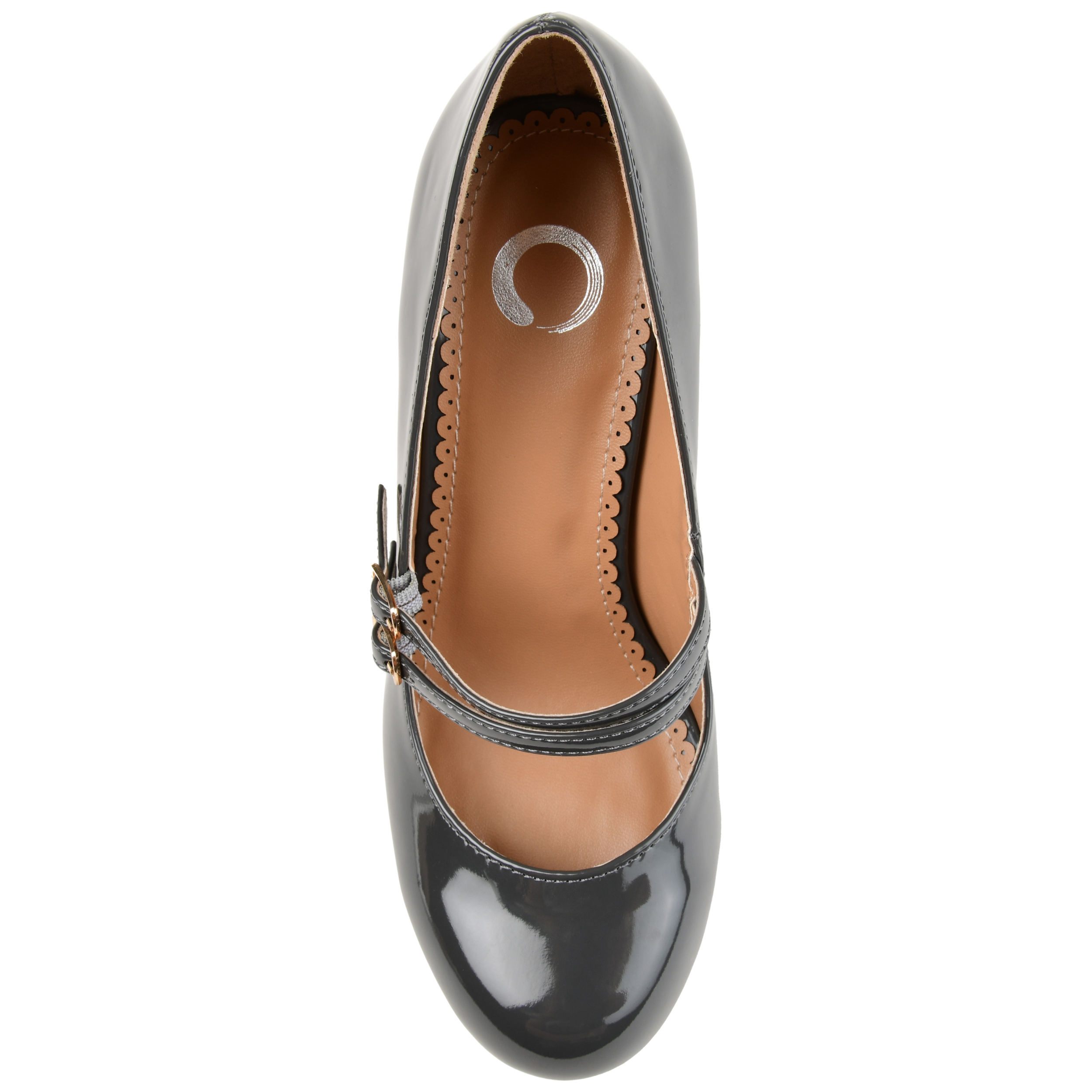 Journee Collection Womens Mary Jane Patent Leather Pumps eBay